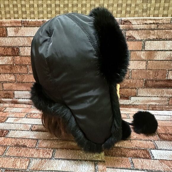 ADRIENNE LANDAU Real Fur Rabbit winter hat main image 11
